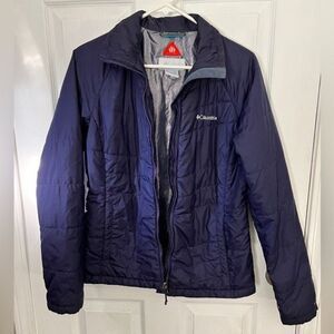 Ladies Columbia Light Weight Puffer Coat with Omni Heat Technology Size M
